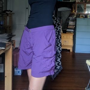Large purple hiking shorts from White Sierra